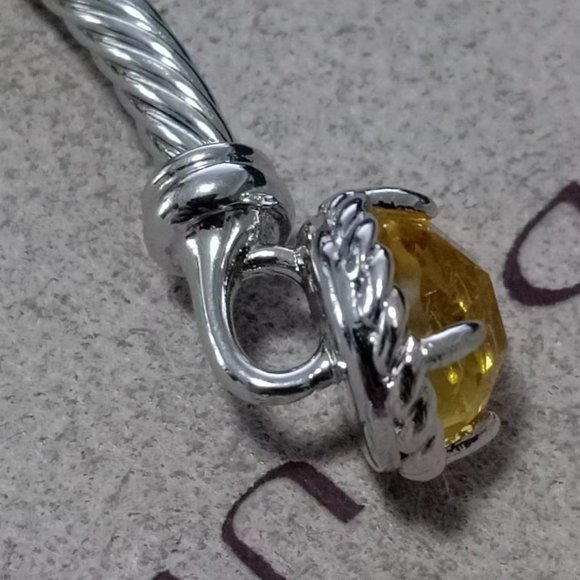 Petite Chatelaine? bracelet in sterling silver with topaz - Picture 6 of 9